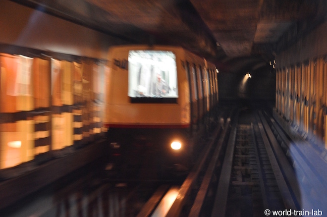 リール市内を走行する地下鉄